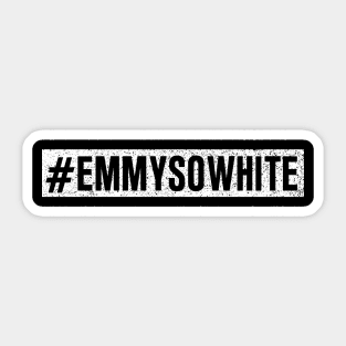 Hashtag Emmy So White Sticker